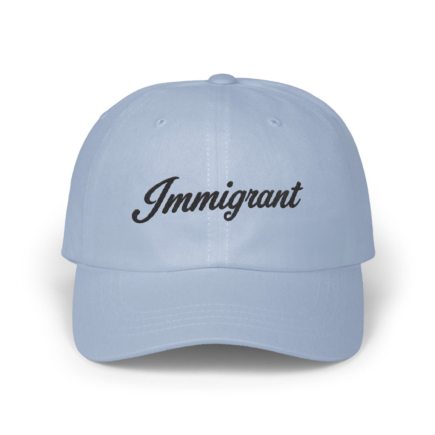 Immigrant Scripted Dad Hat Stylish Baseball Cap product type