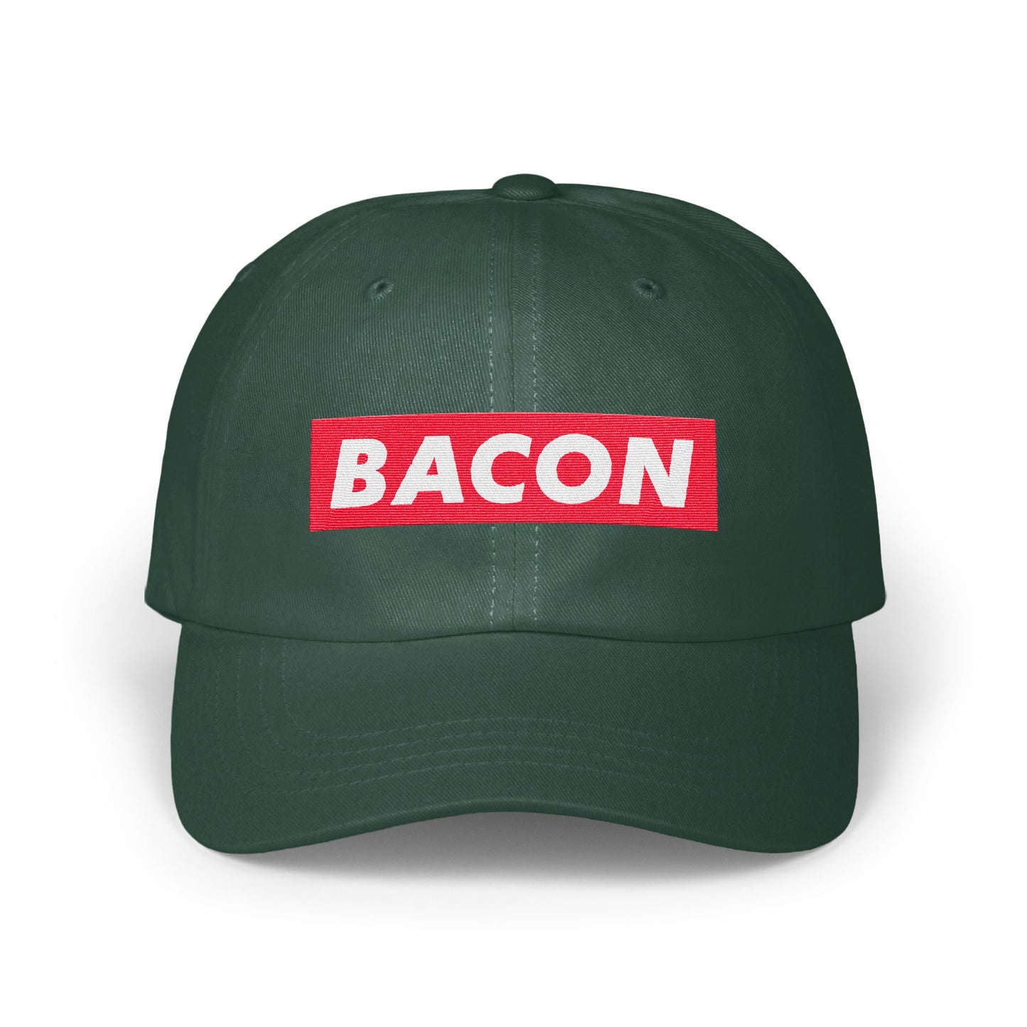 Bold BACON Statement Green and Red Cap product