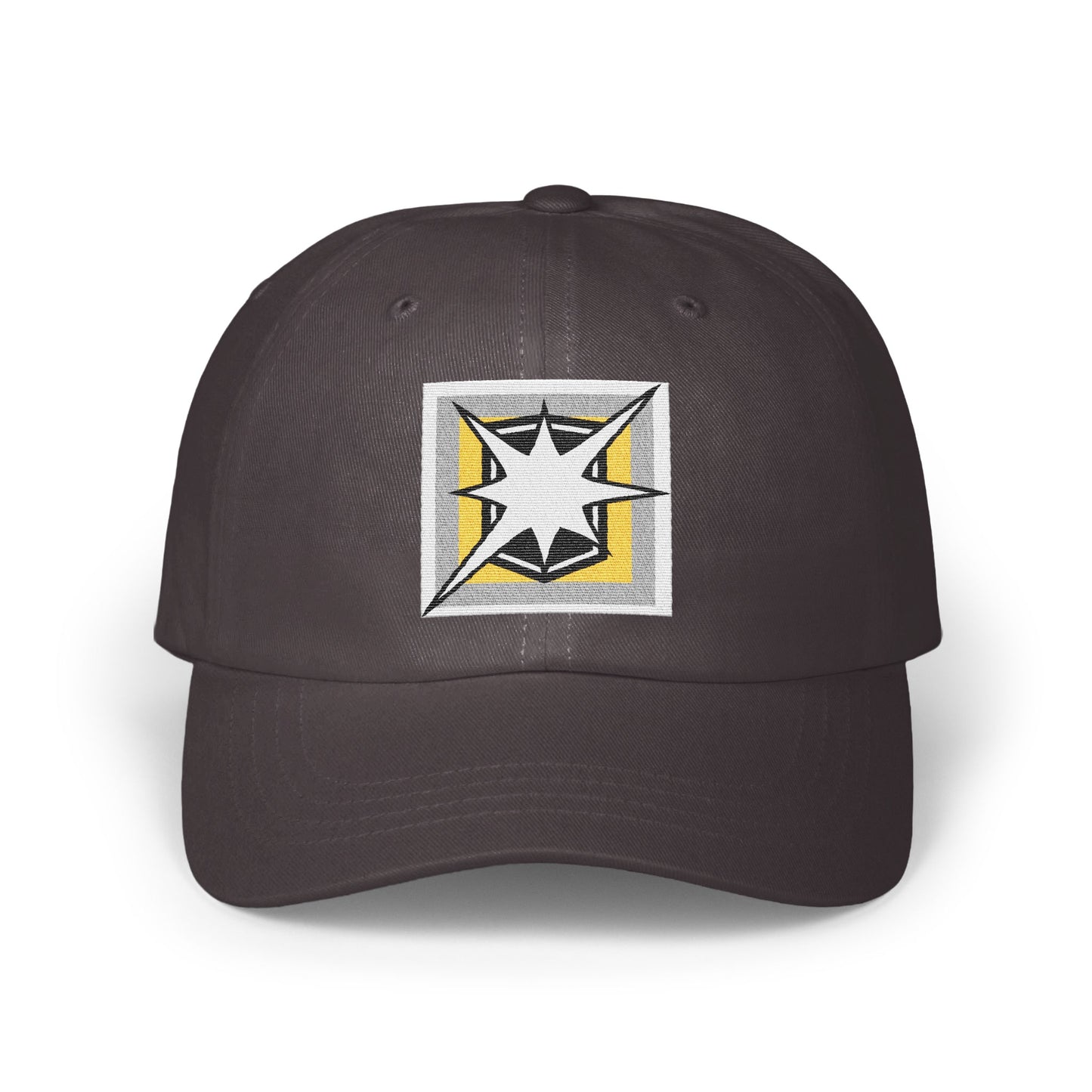 Star and Geometric Pattern Dark Baseball Cap product