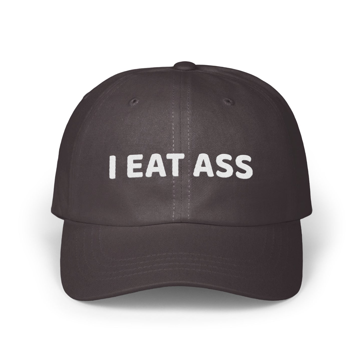 I EAT ASS Baseball Cap Funny Statement Product