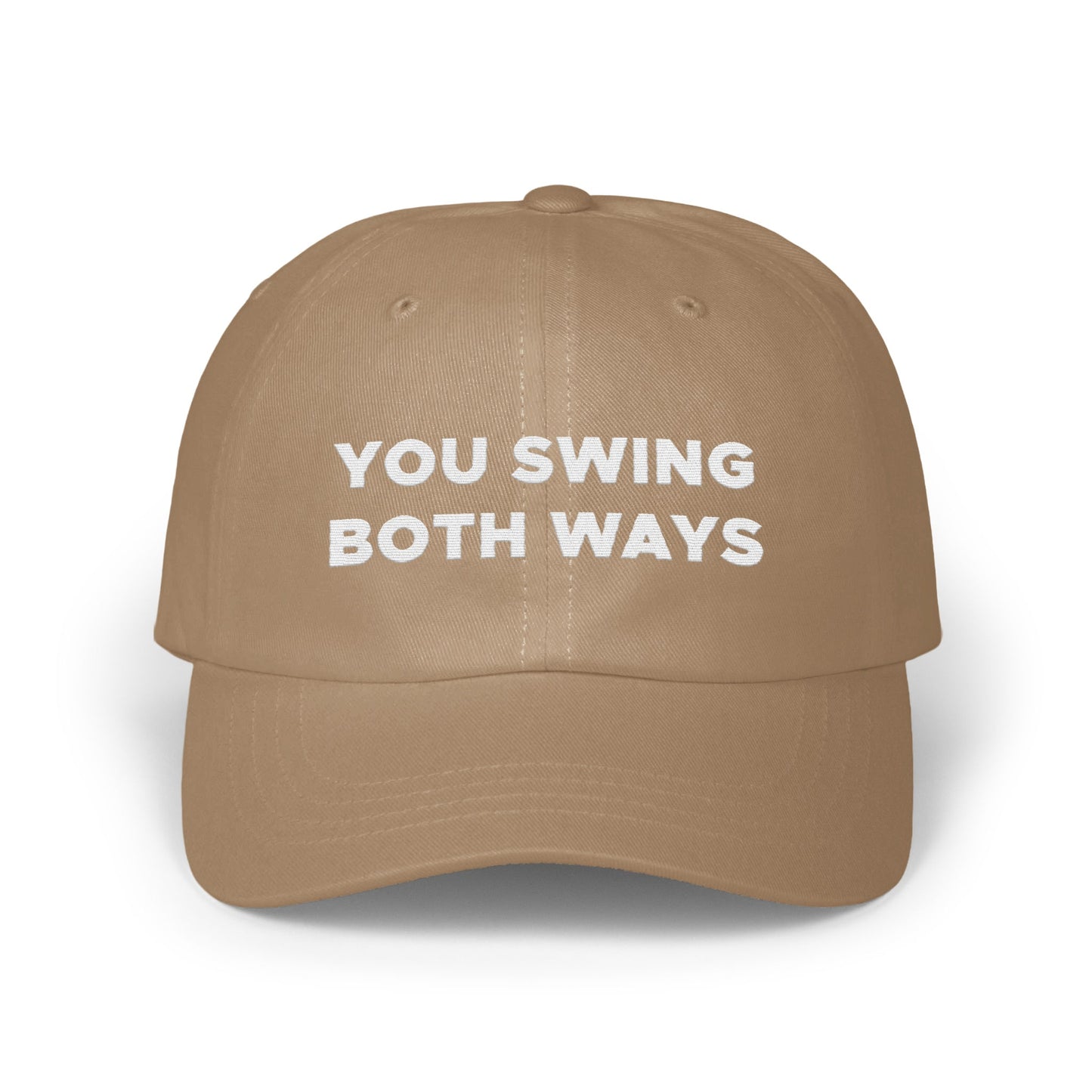 You Swing Both Ways Statement Baseball Hat product
