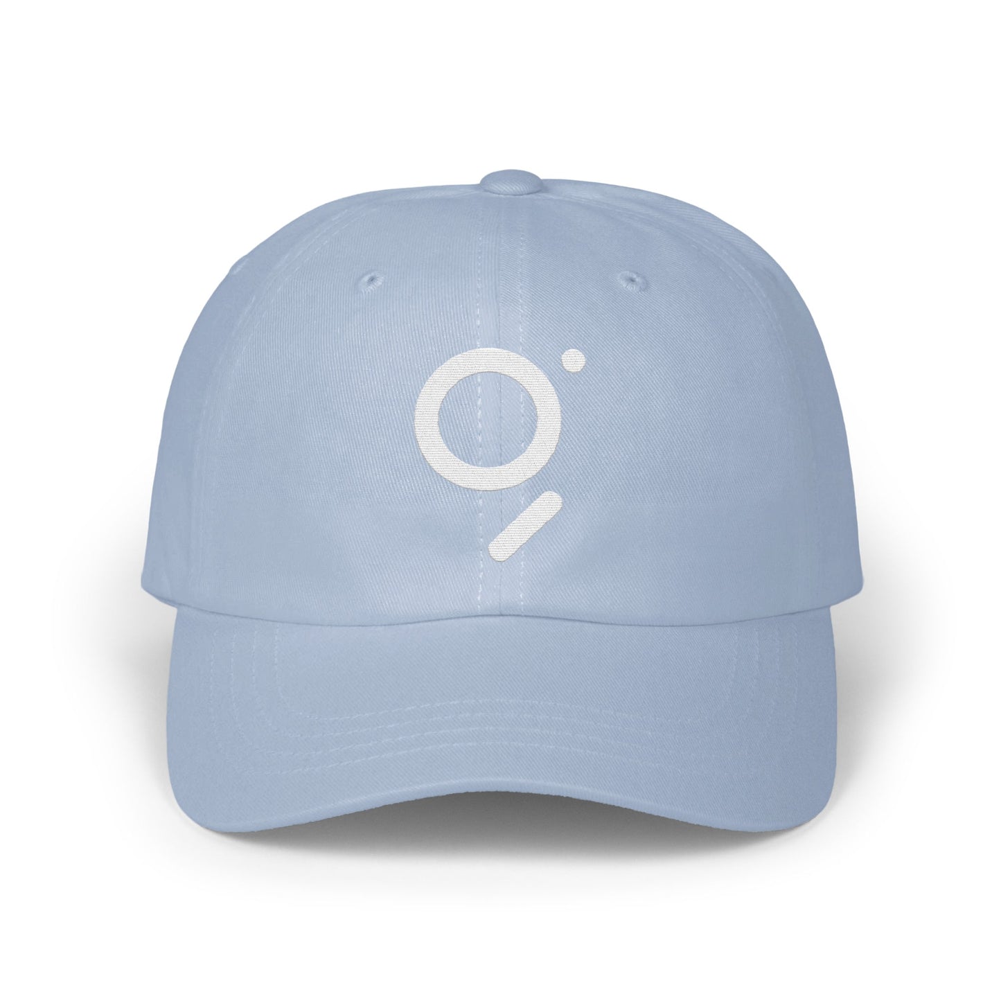 Stylish Light Blue Baseball Hat Design Product