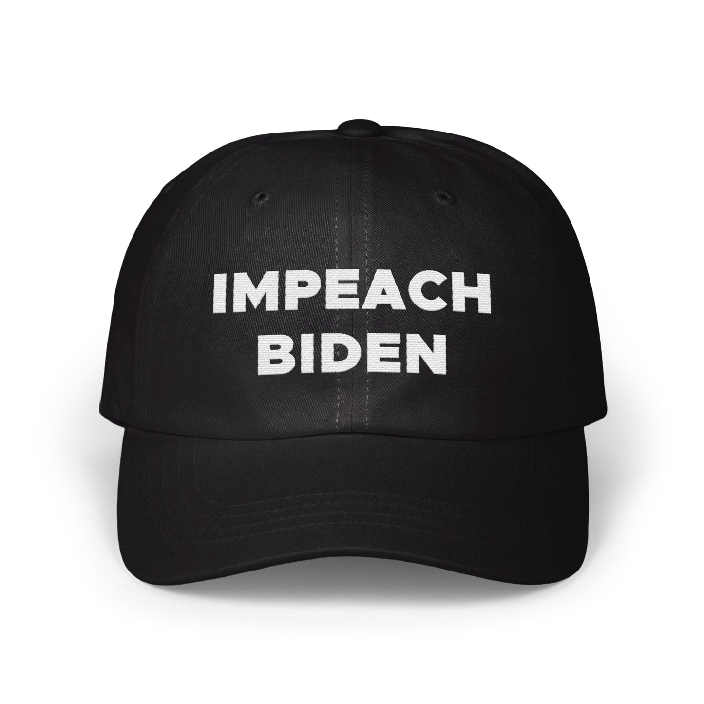 Impeach Biden statement design baseball cap product