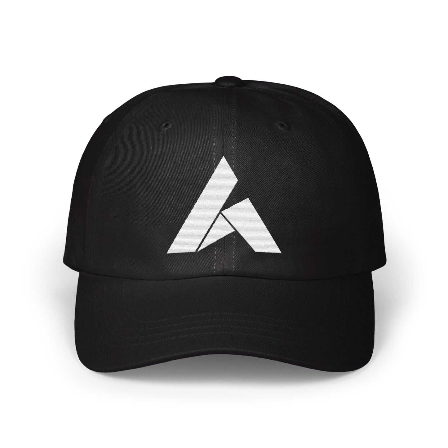 Black Adjustable Cap with White Logo product