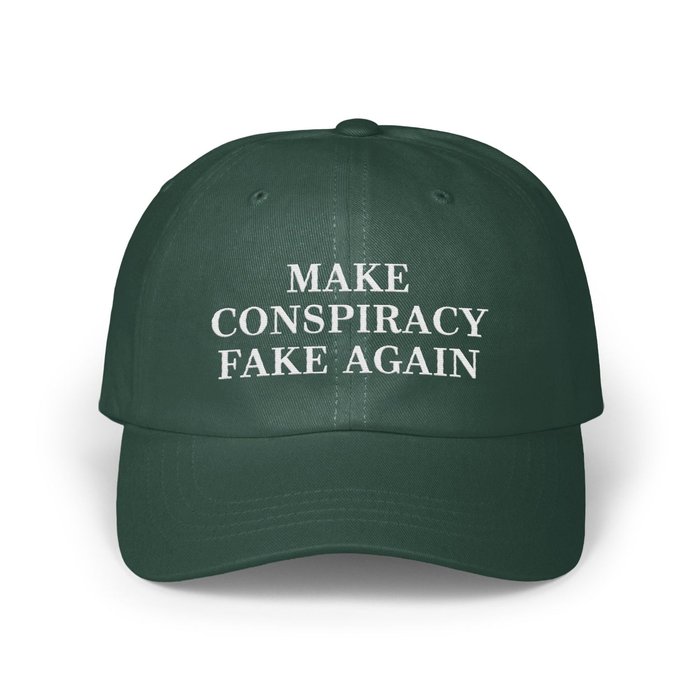 Make Conspiracy Fake Again Green Hat product