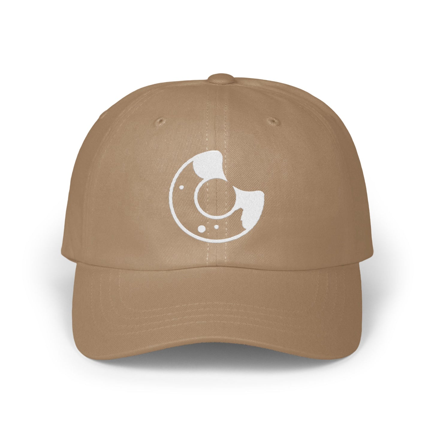 Stylish Tan Cap with Donut Design Hat product