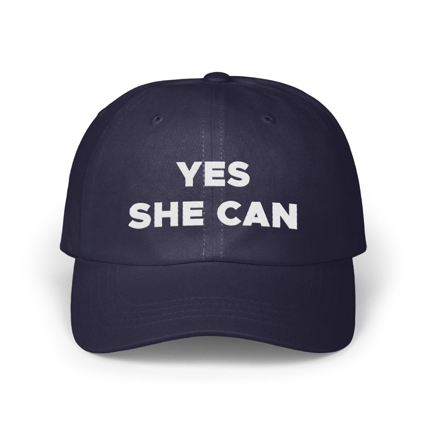 Yes She Can Motivational Message Cap product