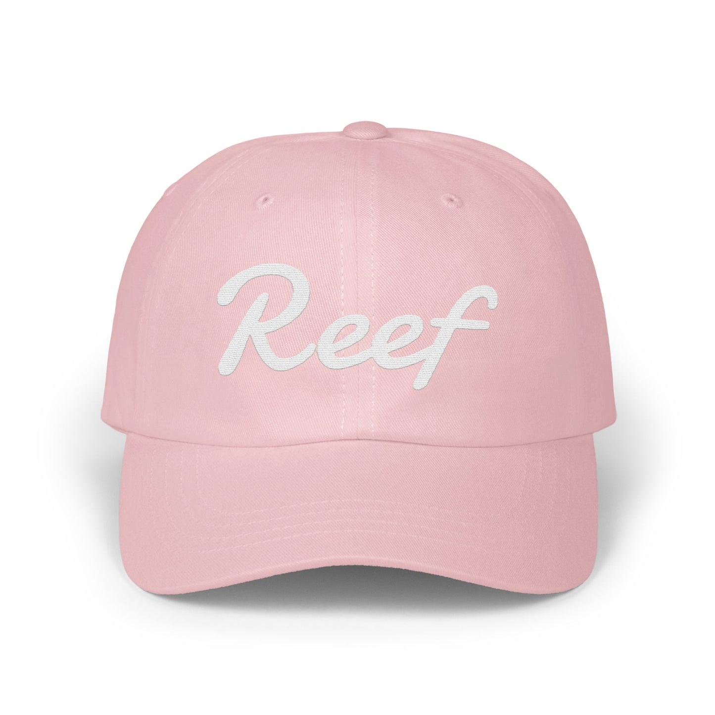 Reef Logo Embroidered Pink Adjustable Baseball Cap Product
