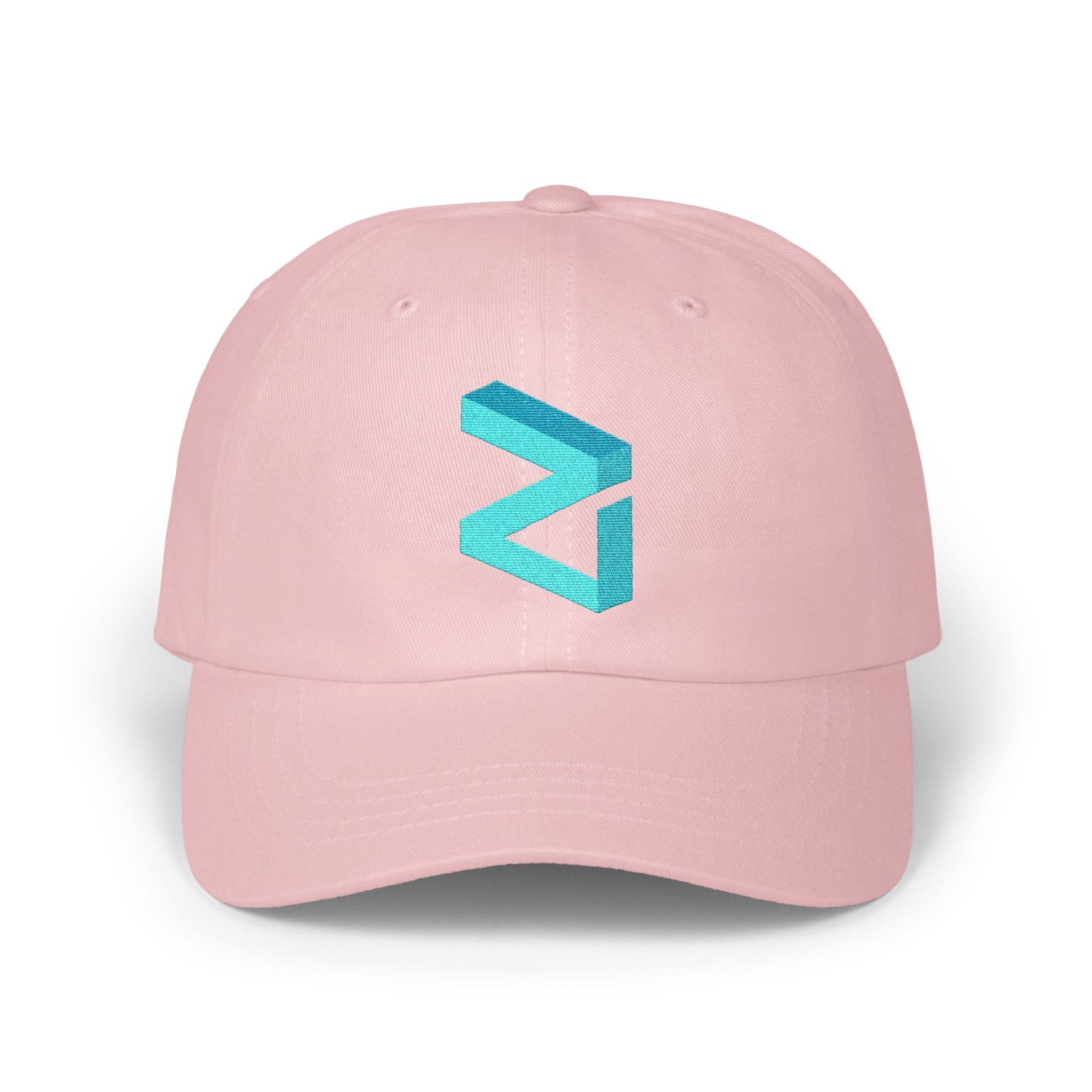 Stylish Pink Baseball Cap with 3D Logo Design product