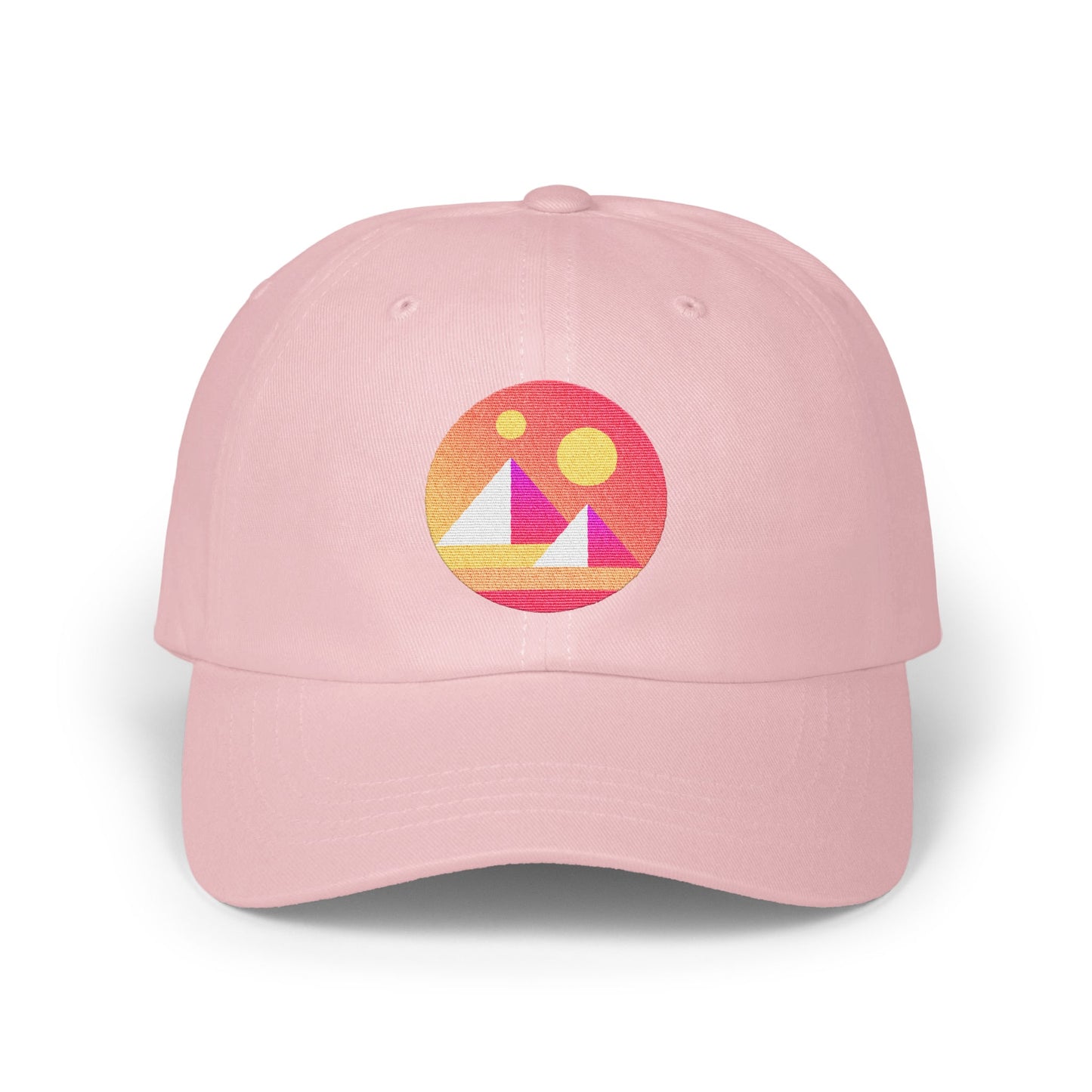 Stylish Sunset Graphic Pink Baseball Cap product