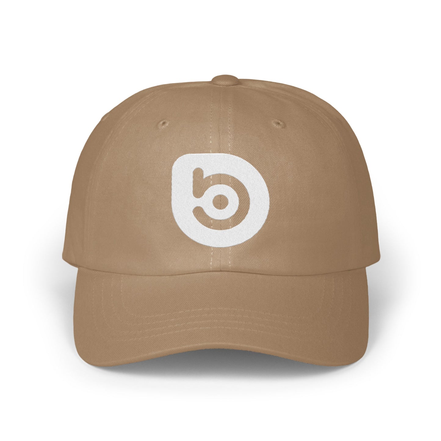 Beige Cap with Unique Logo Embroidery Hat product type