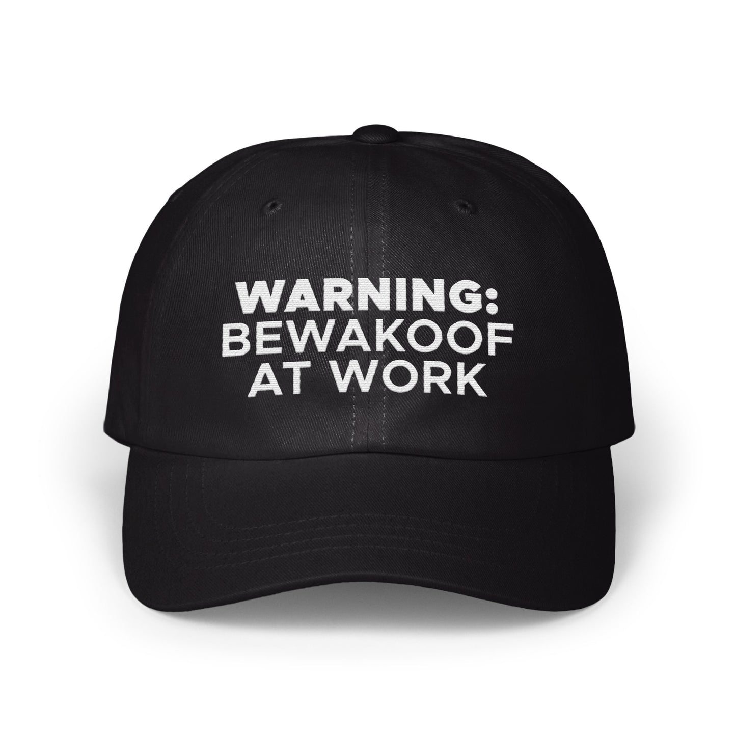 Warning Bewakoof at Work Baseball Cap product