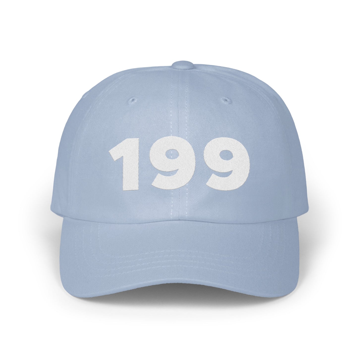 Light Blue Baseball Cap with 199 Design product