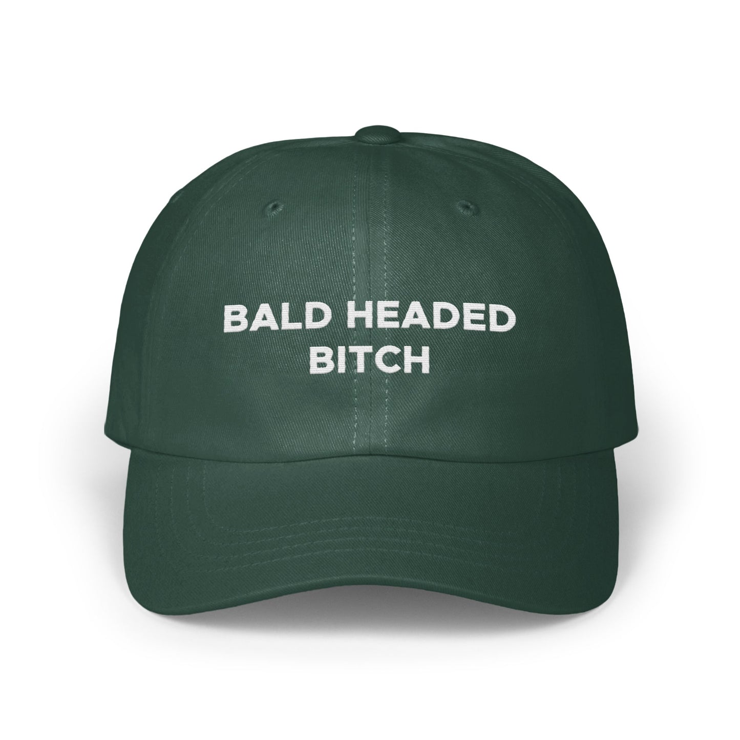 Bald Headed Bitch Text Embroidered Hat product