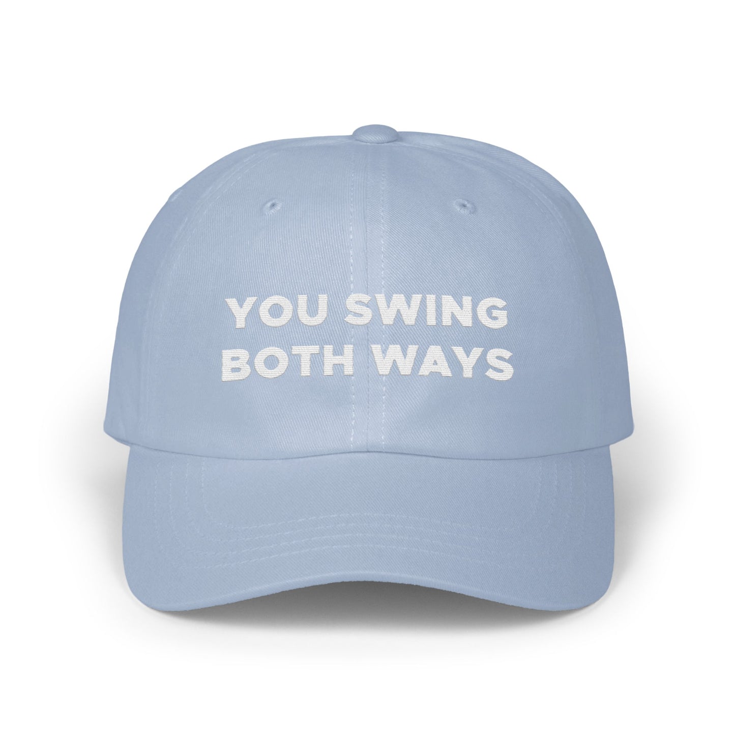 You Swing Both Ways Text Design Hat product type