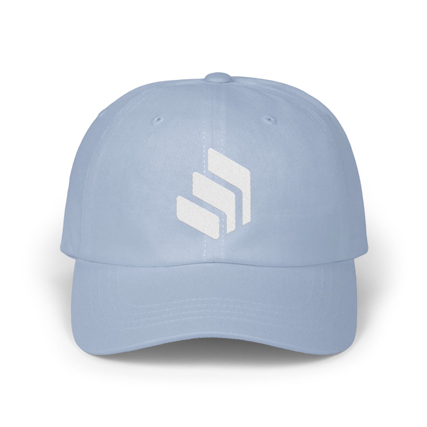 Light Blue Cap with Geometric Logo Design product