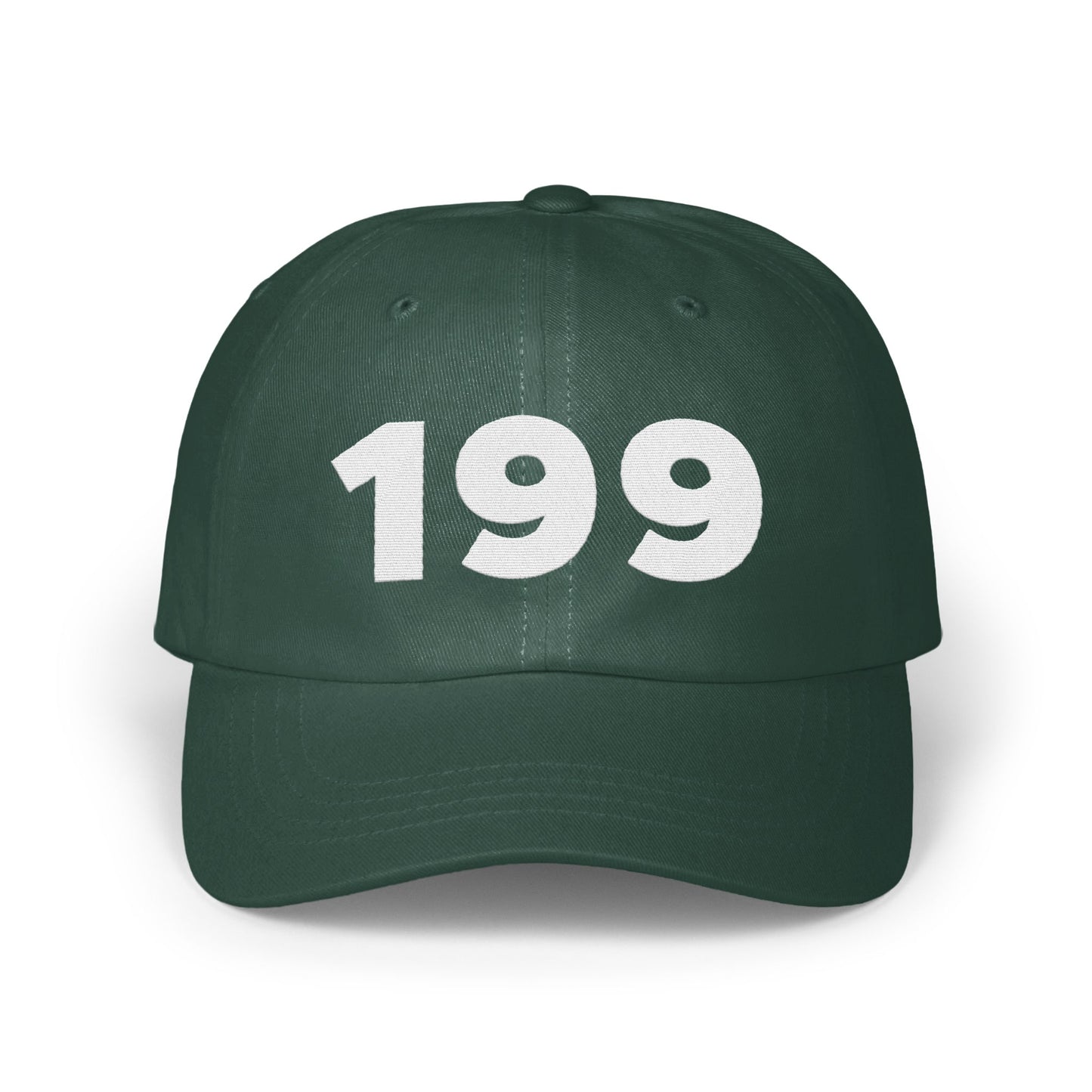 Dark Green Adjustable Cap With 199 Print Headwear Product