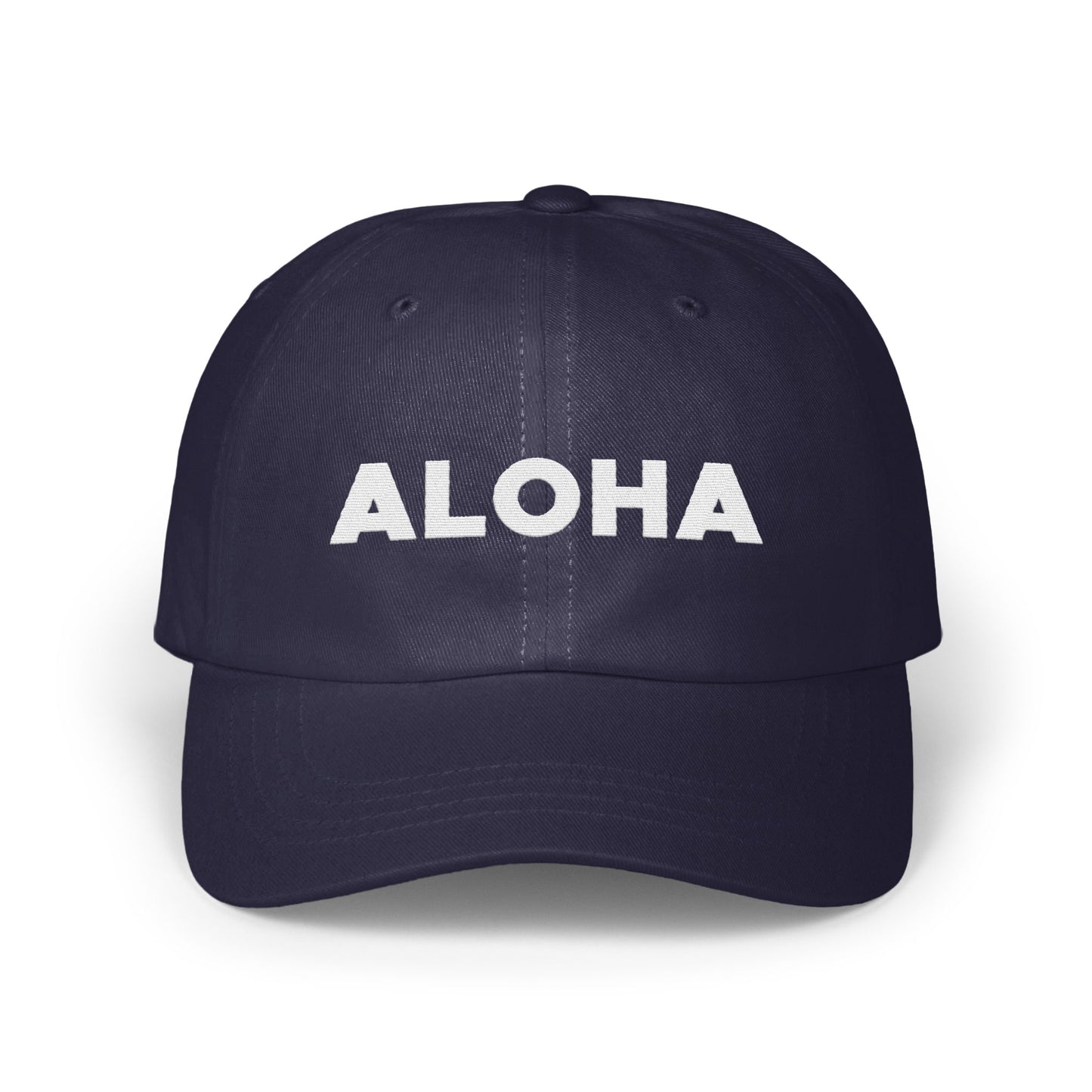 Aloha Text Embroidered Adjustable Baseball Cap product