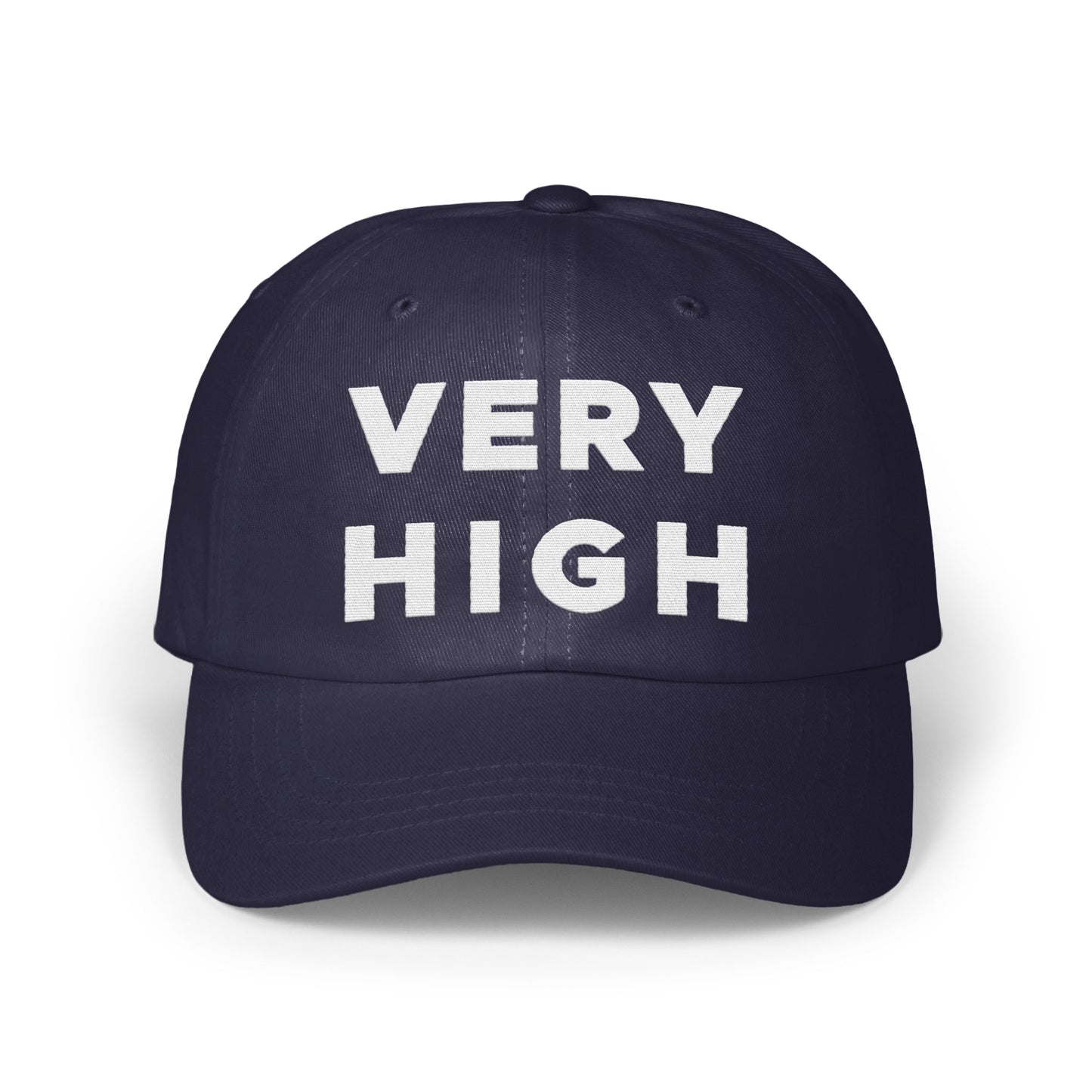 'Very High Text Design Classic Baseball Cap Hat product type'