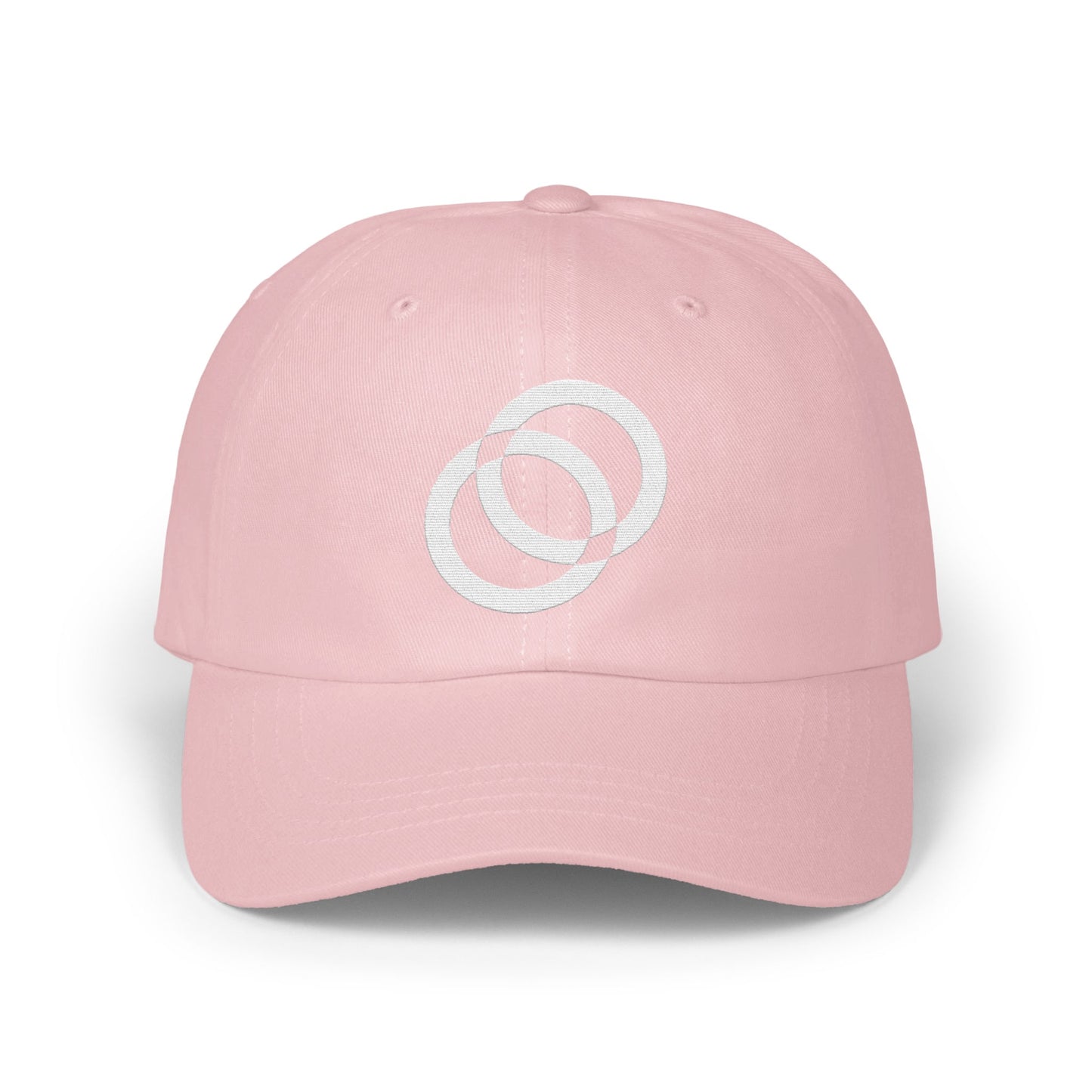 Pink Baseball Cap with Minimalist Circle Design product