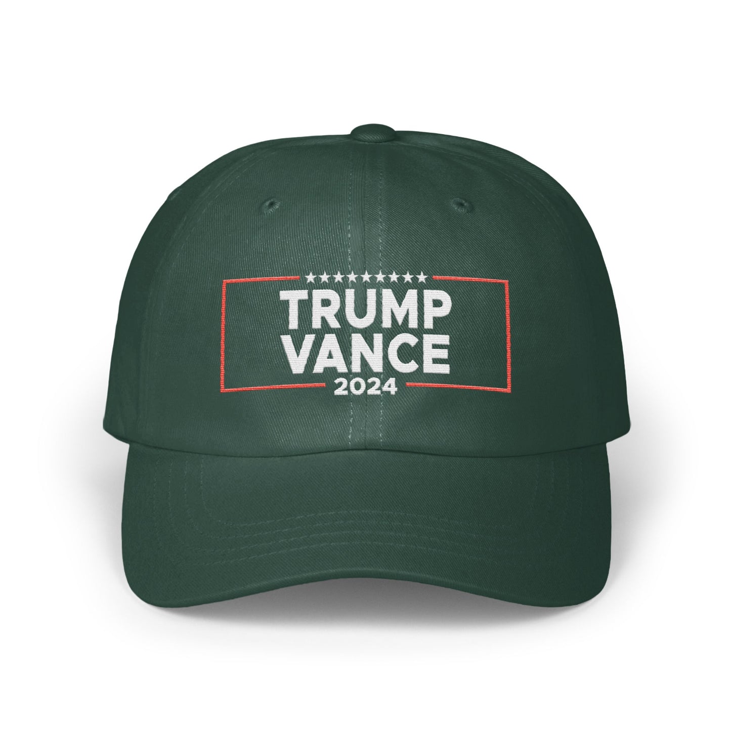 Trump Vance 2024 Embroidered Dark Green Hat product