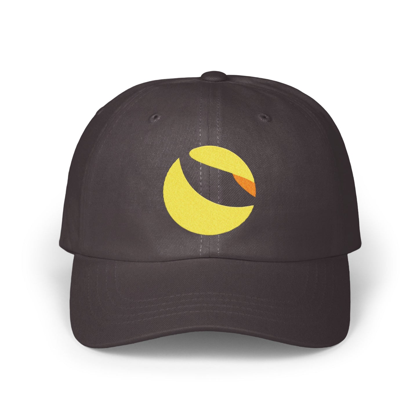 Stylish Black Hat with Unique Yellow Design product type