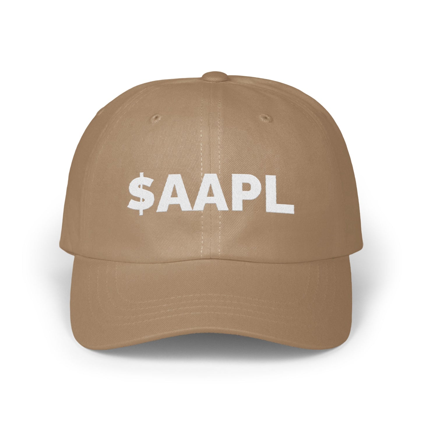 Stylish Casual Baseball Cap with Bold $AAPL print product