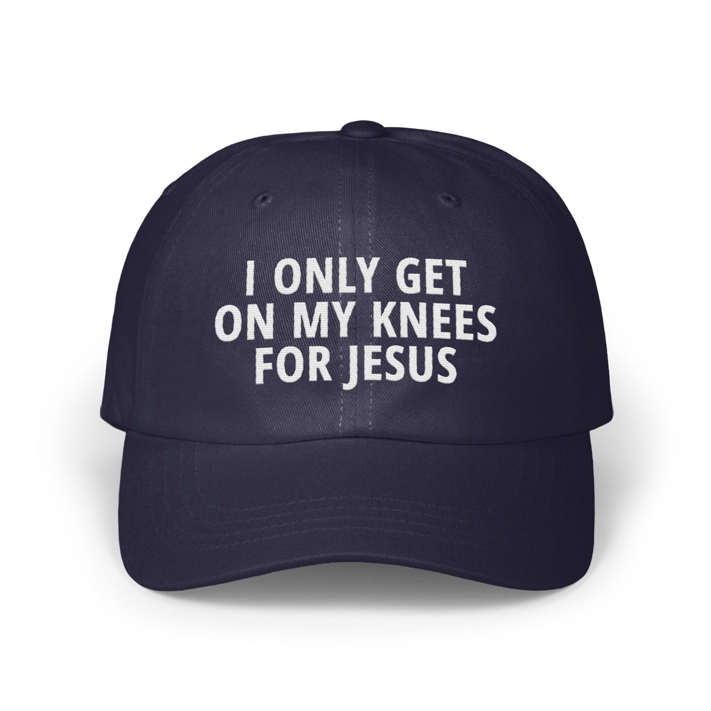 I Only Get On My Knees For Jesus Hat product type