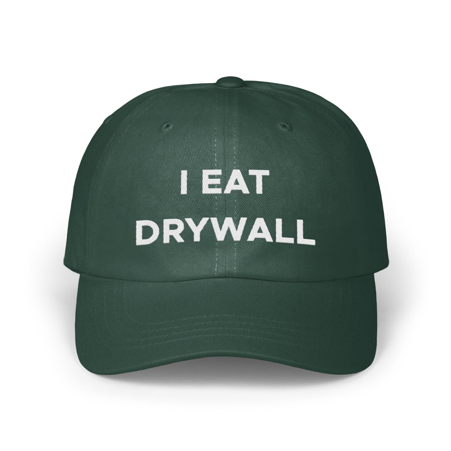 I Eat Drywall Embroidered Baseball Cap Hat product