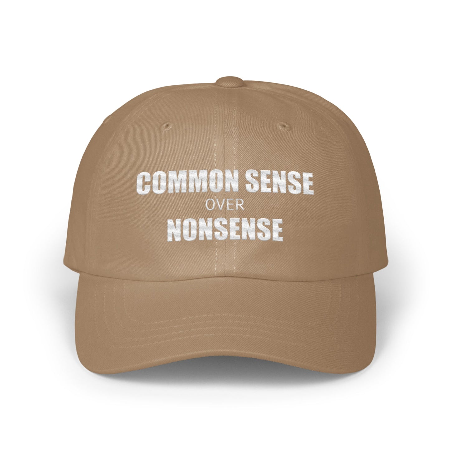 Common Sense Over Nonsense Statement Hat product type
