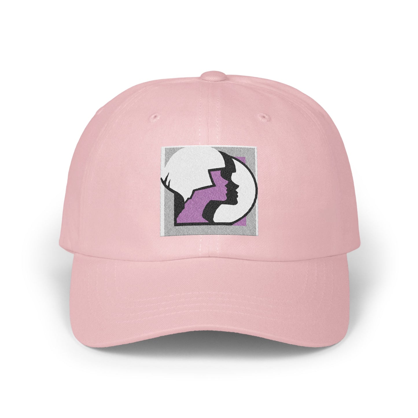 Stylish Pink Cap with Abstract Graphic Design product