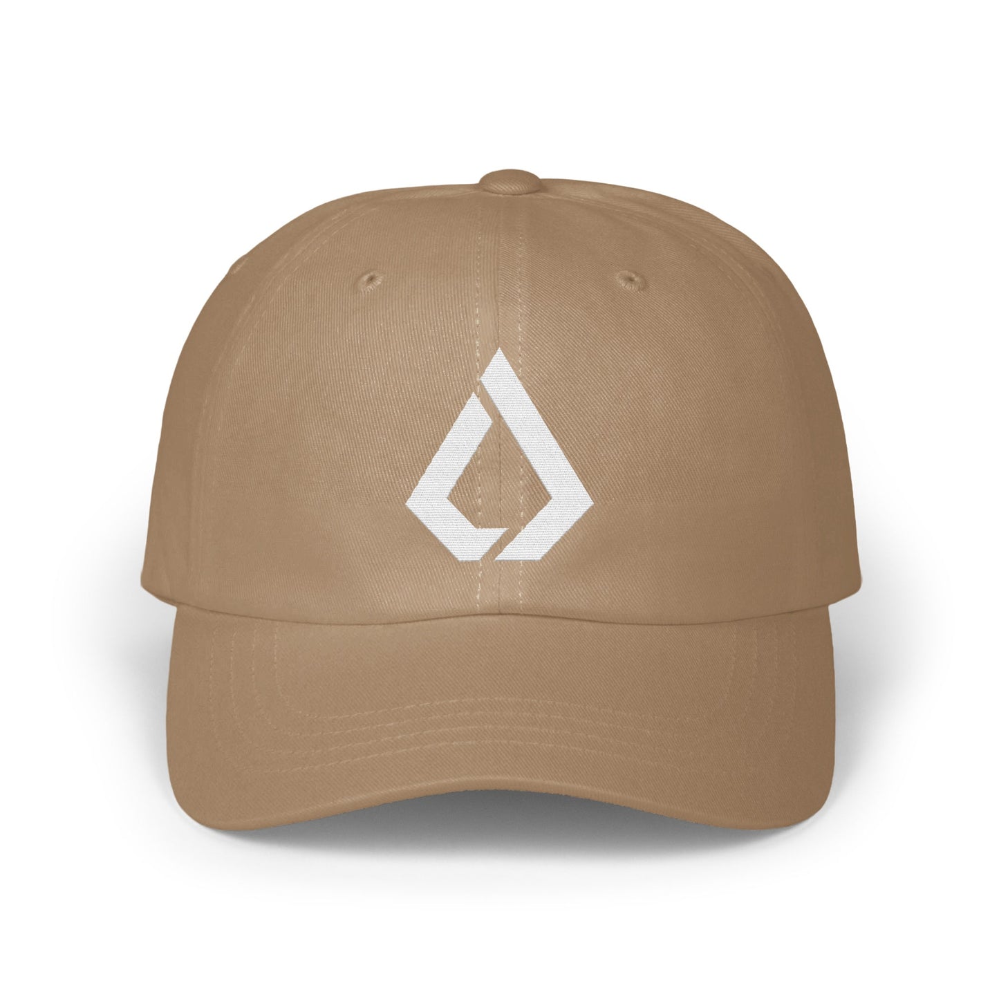 Beige Baseball Cap with Distinctive Logo product type