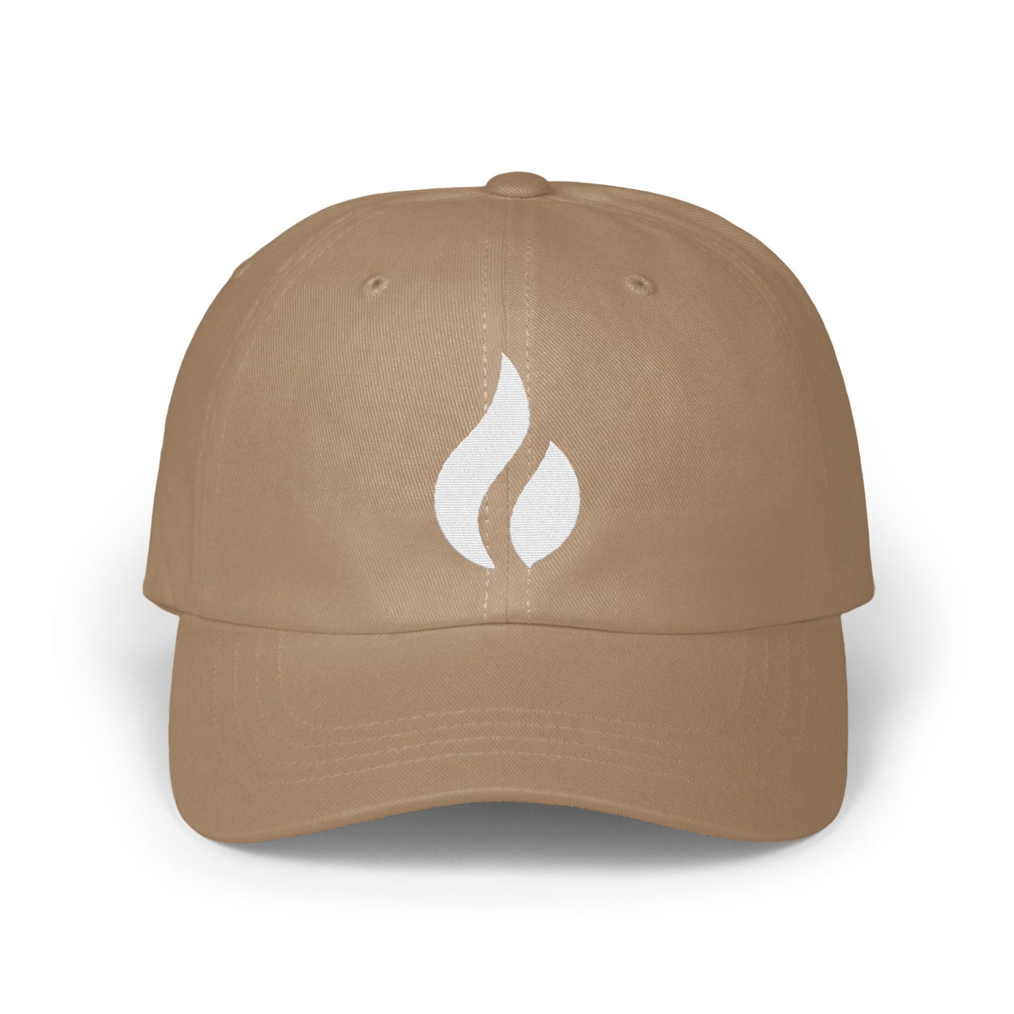 Stylish Tan Baseball Cap with Unique Design product type