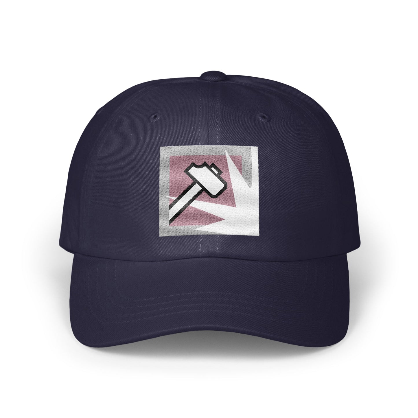 Unique Hammer Icon Navy Blue Hat product type