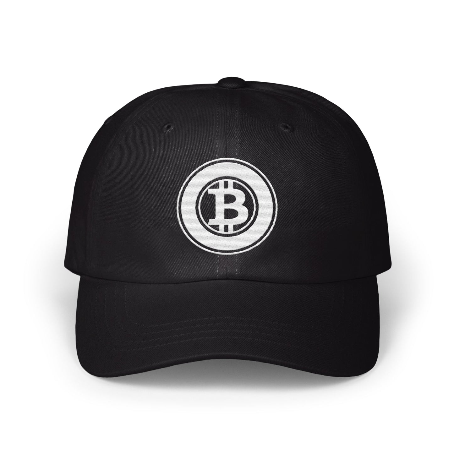 Bitcoin Logo Black Casual Cap trendy headwear product
