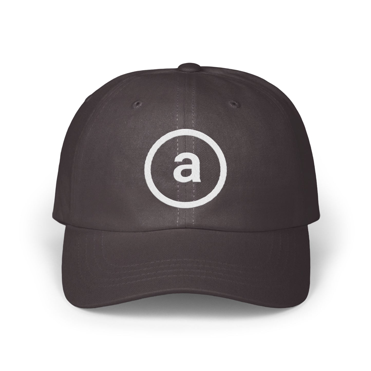 Trendy Black Cap with White Stylish Logo Hat product