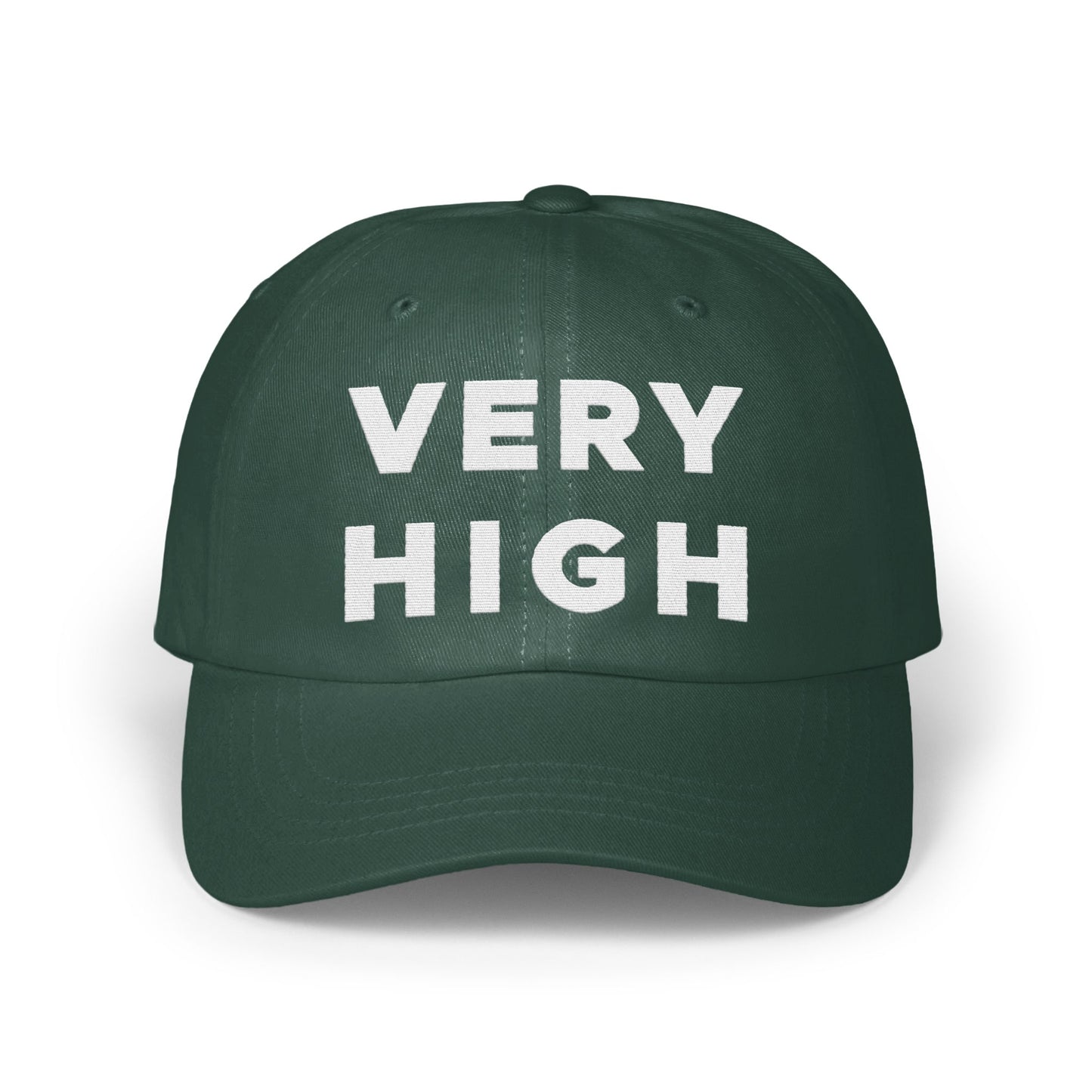 Very High Embroidery Green Baseball Cap product