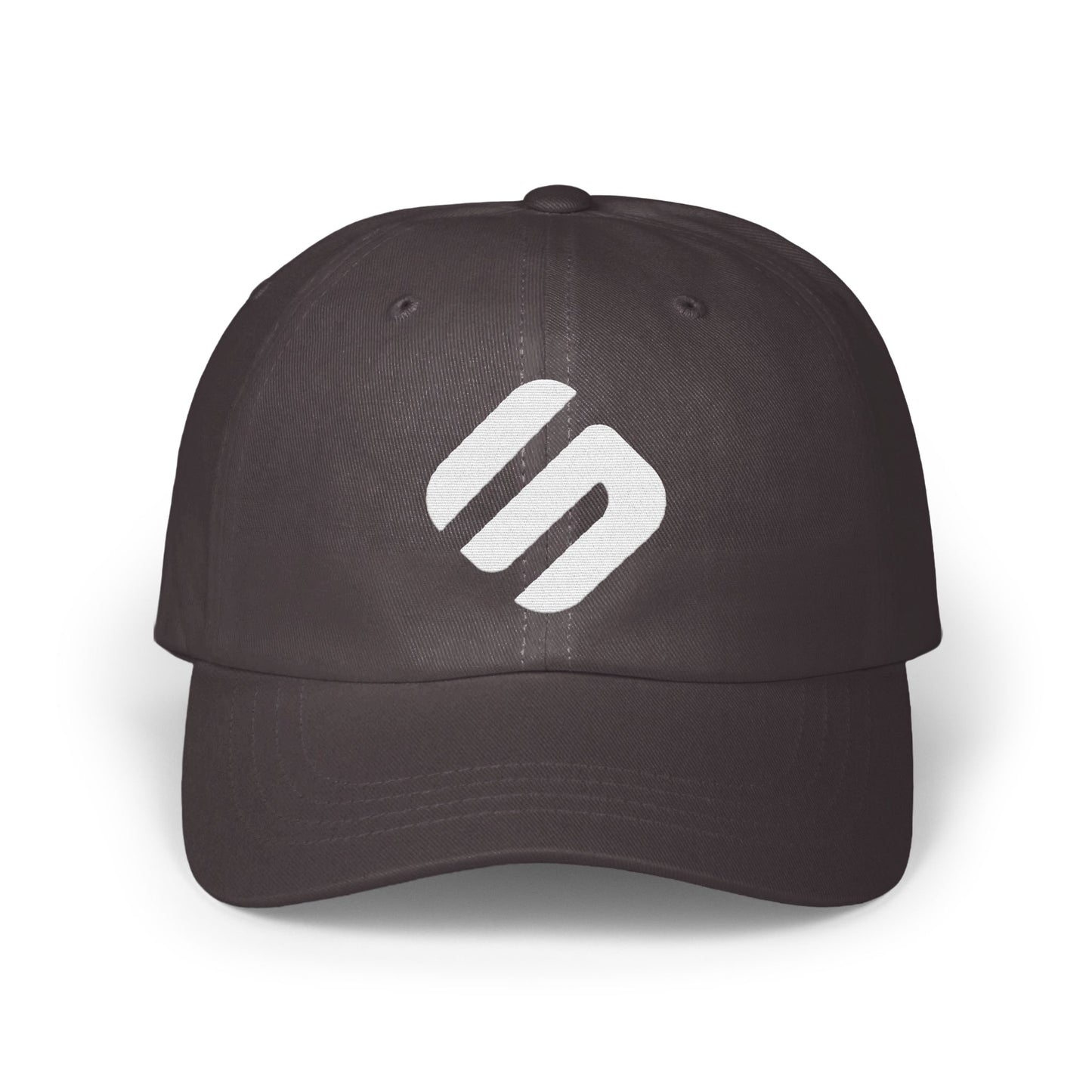 Stylish Black Hat with Unique Logo Design Hat