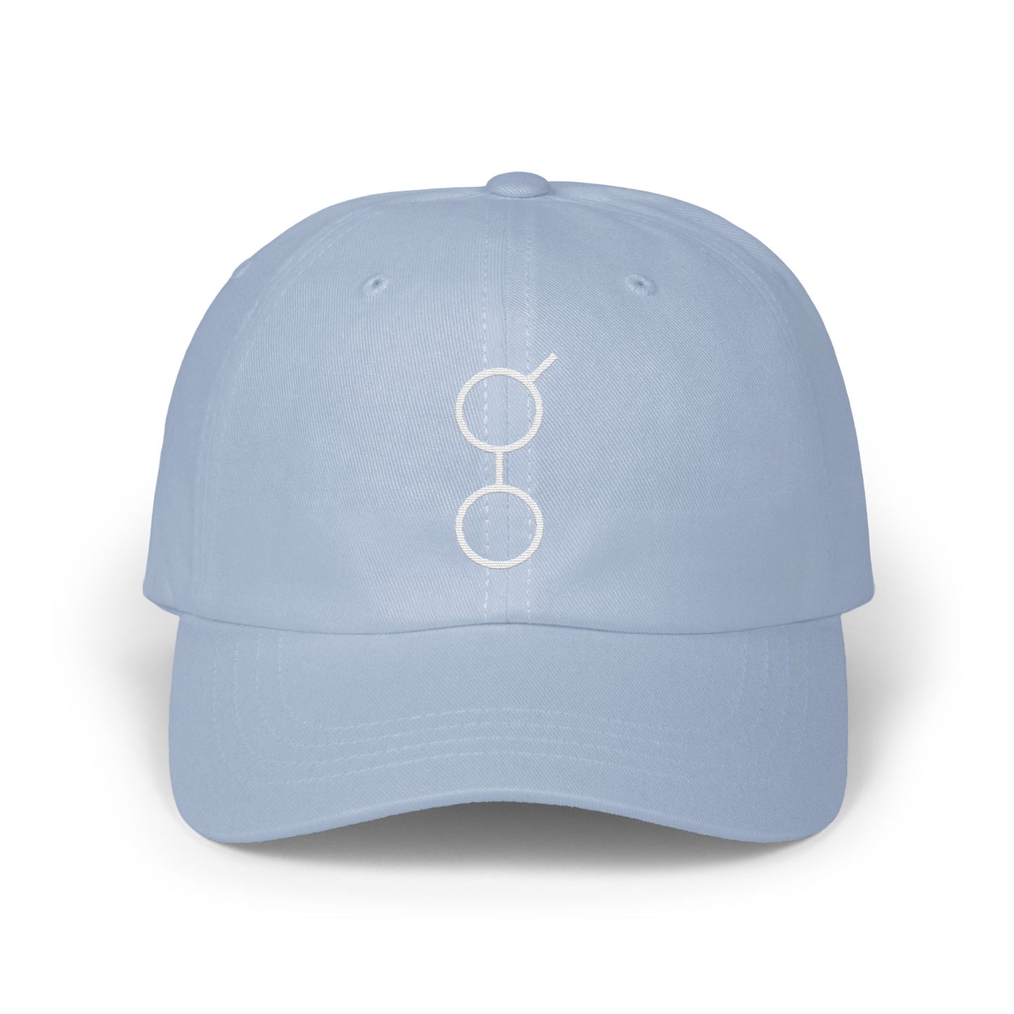 Stylish Light Blue Minimalist Logo Hat product