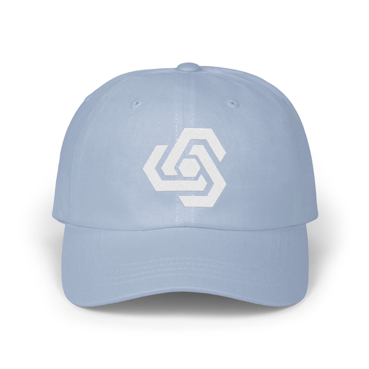 Stylish Blue Baseball Cap with White Logo product type