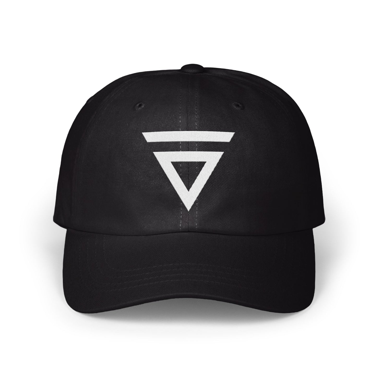 Geometric Triangle Print Black Baseball Cap product