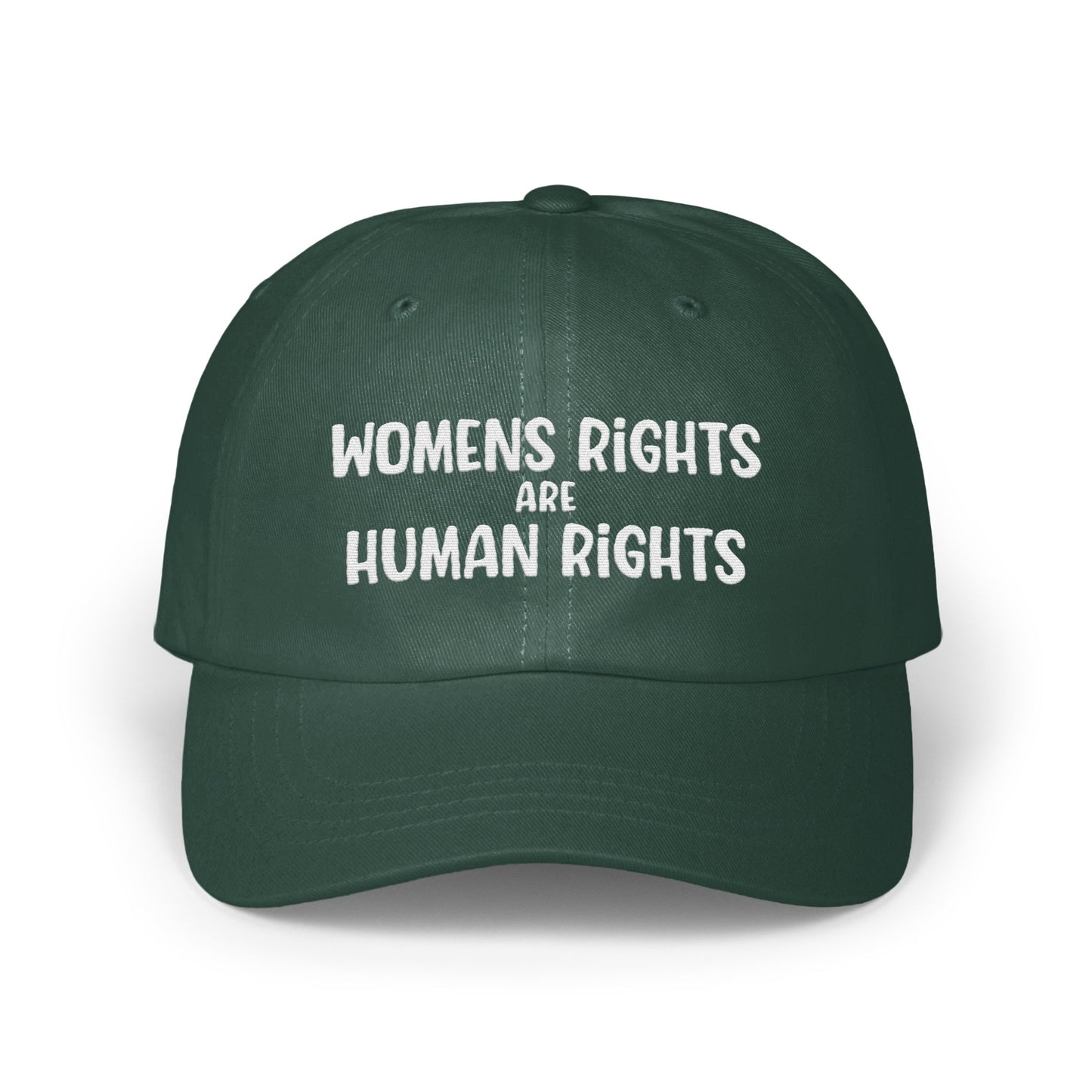 Womens Rights Are Human Rights embroidered cap product