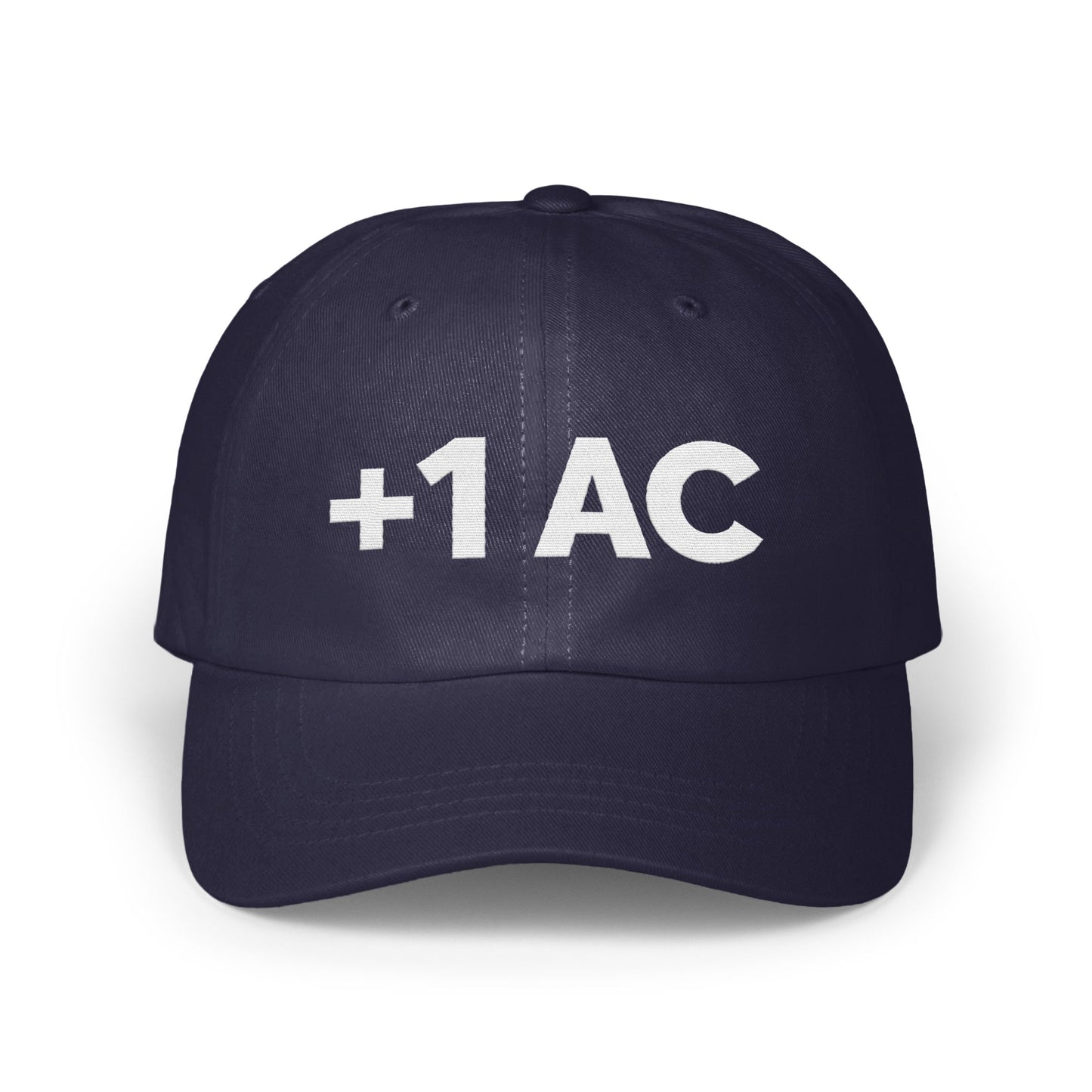 Stylish Baseball Cap Featuring +1 AC Design product type