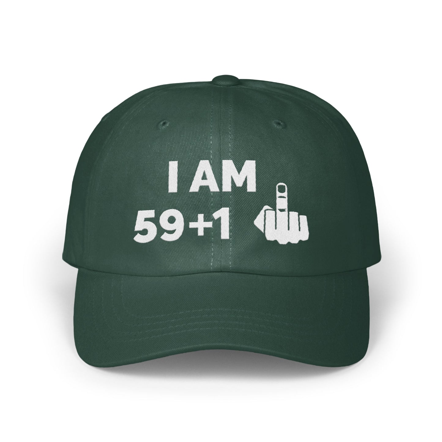 I AM 59+1 Finger Sign Baseball Cap product