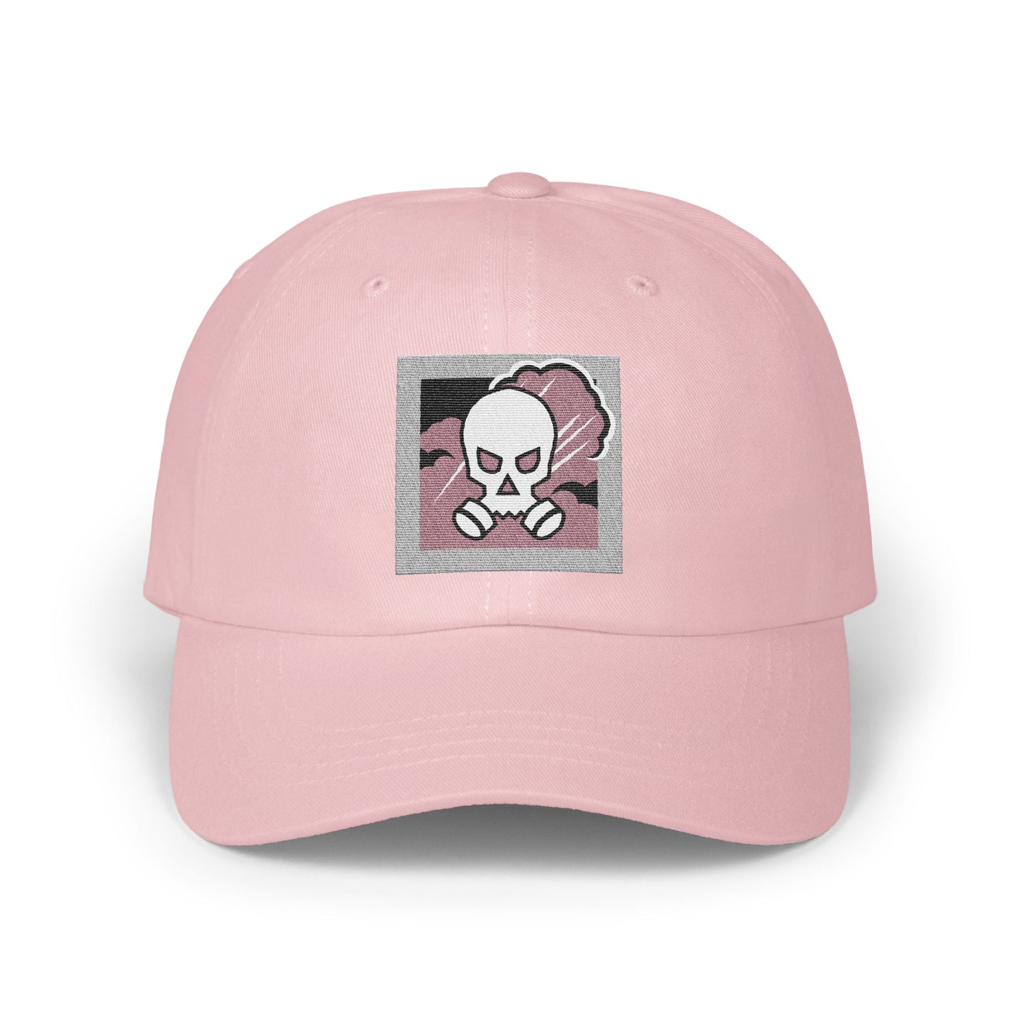 Pink Baseball Cap with Unique Skull Design product