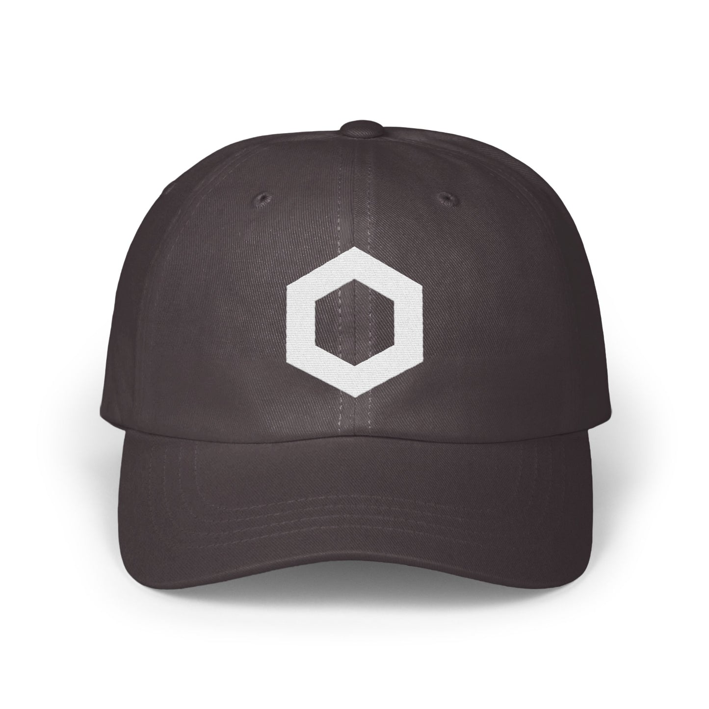 Stylish Modern Hexagon Logo on Black Hat product