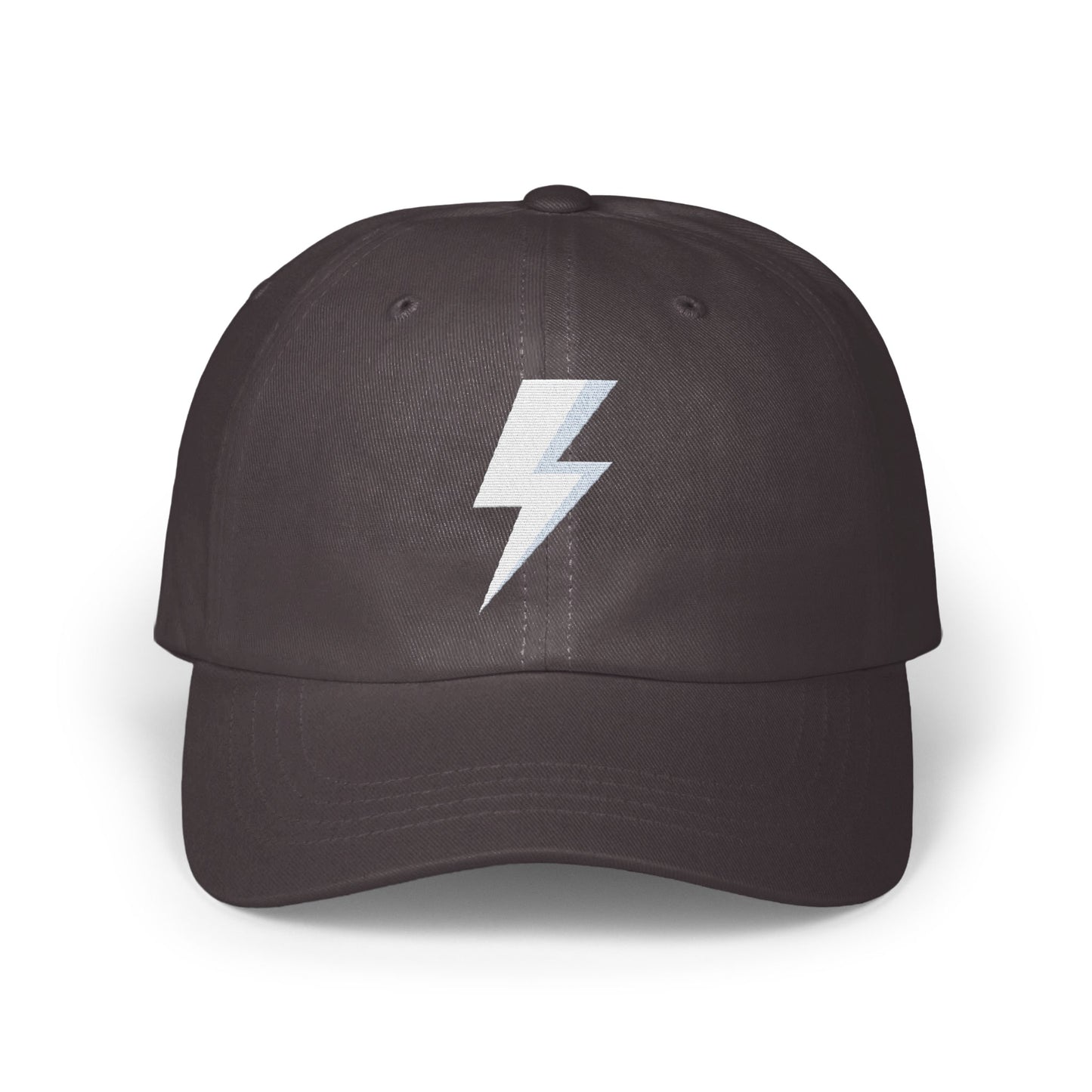 Lightning Bolt Embroidered Black Baseball Cap product type