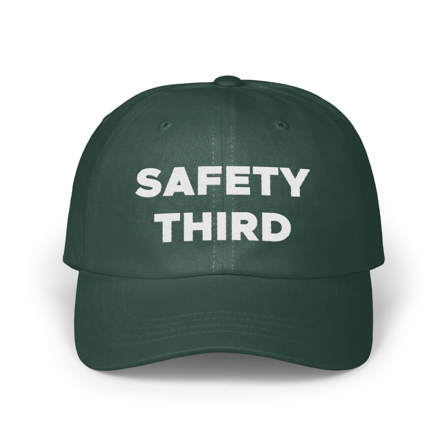 Safety Third Embroidered Dark Green Hat product