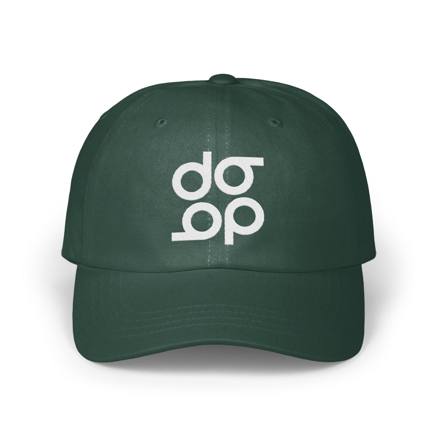 Stylish Dark Green Adjustable Logo Cap product