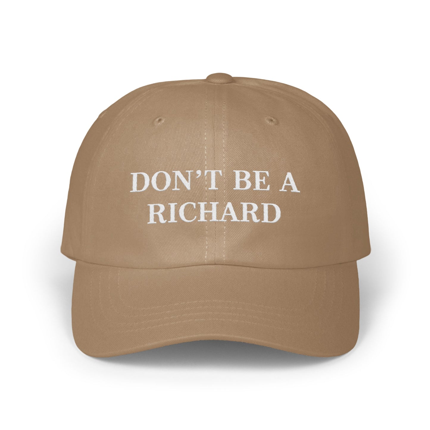 Don't Be a Richard Statement Cap Apparel product